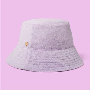 NEW STONEY CLOVER LANE X TARGET LIMITED EDTION PURPLE HEART TERRY CLOTH HAT